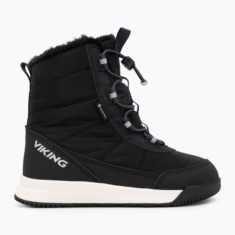 Stivali da neve per bambini Viking Footwear Aery Warm GTX SL black/charcoal 2
