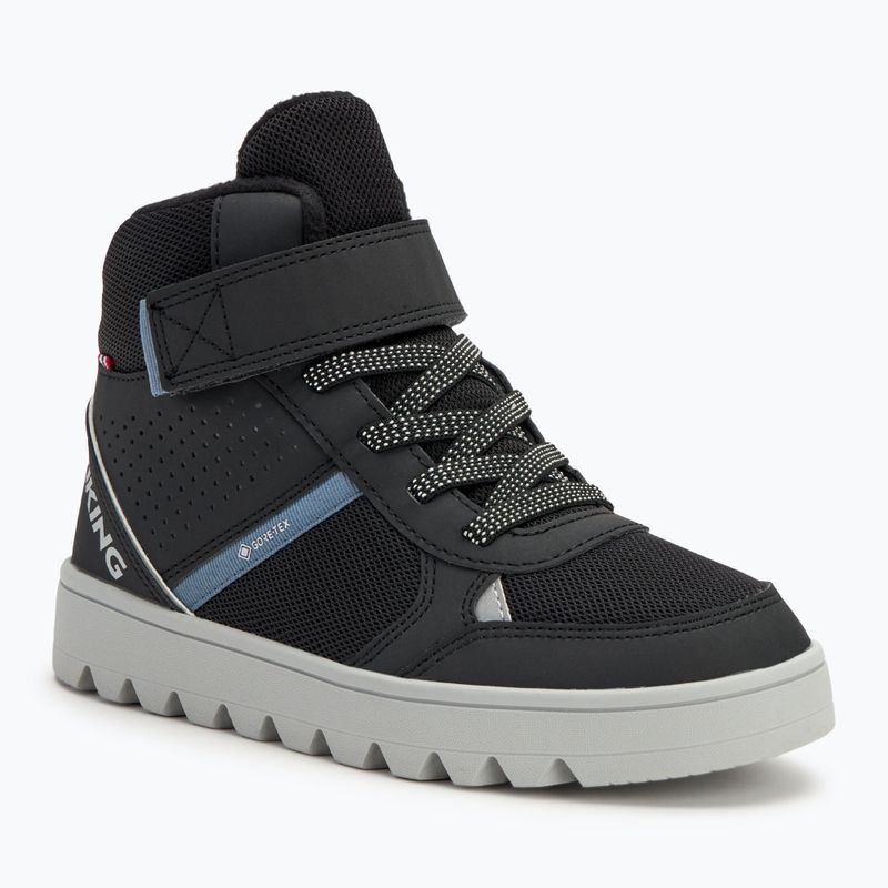 Scarpe Viking Footwear Fleek Warm GTX 1V nero/carbone da bambino