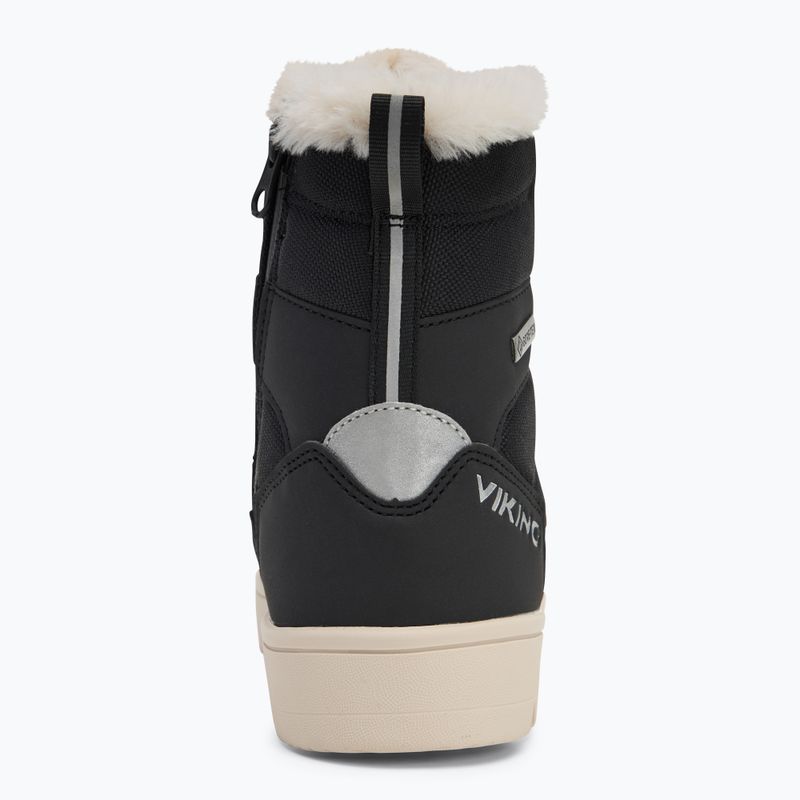 Viking Footwear Fleek Warm GTX Zip nero stivali da neve per bambini 6