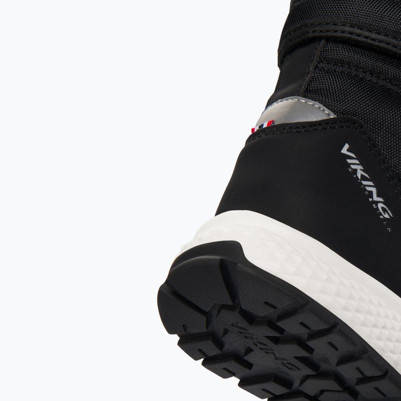 Viking Footwear Equip Caldo impermeabile 1V Pull On Scarpe da neve per bambini nero 8