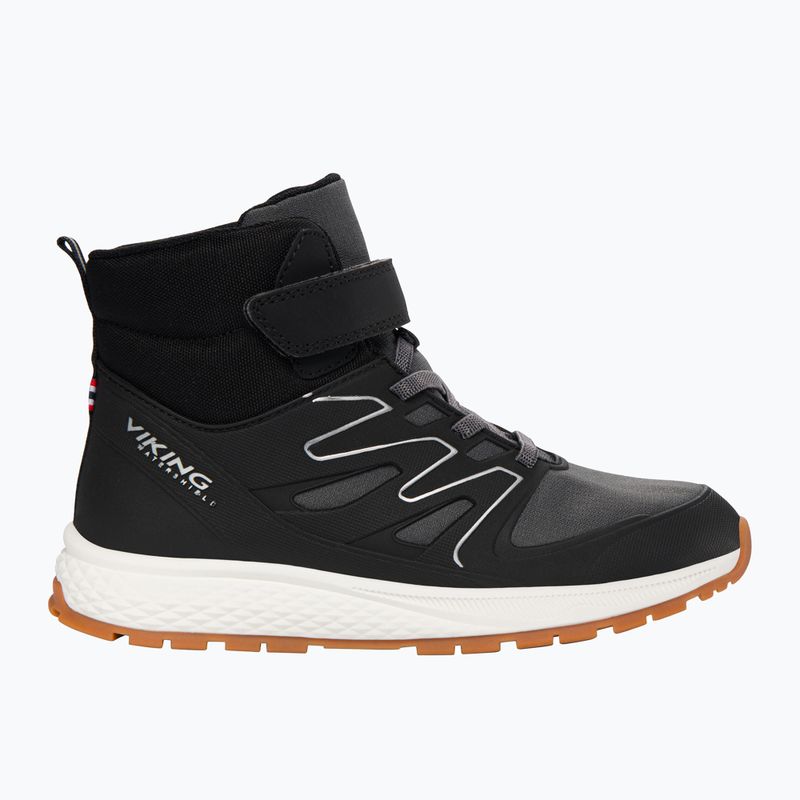 Viking Footwear Equip Defence Warm WP 1V, scarponi da neve per bambini, nero/carbonio 8