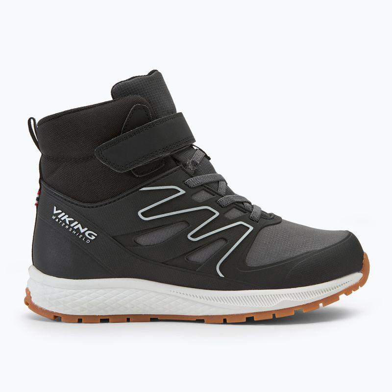 Viking Footwear Equip Defence Warm WP 1V, scarponi da neve per bambini, nero/carbonio 2