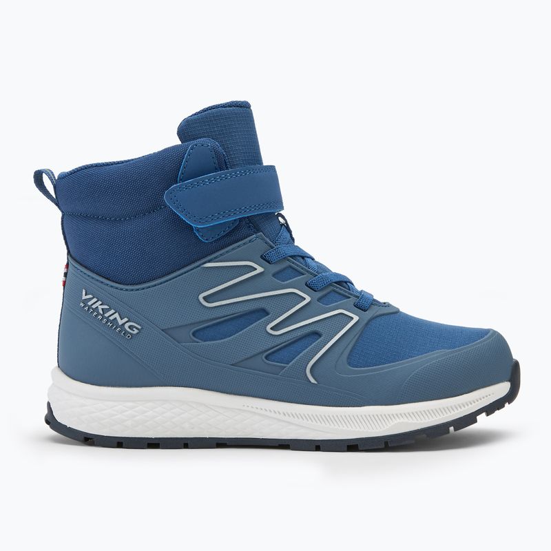 Stivali da neve per bambini Viking Footwear Equip Defence Warm WP 1V blu/marino 2