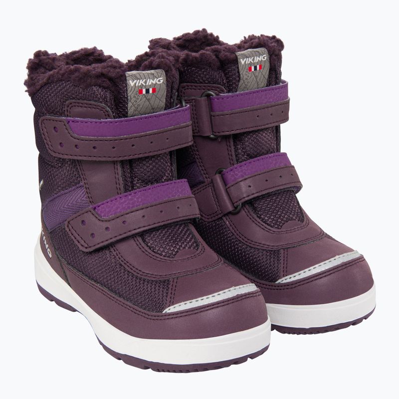 Scarpe da neve Viking Play Reflex Warm GTX 2V uva/viola per bambini 8