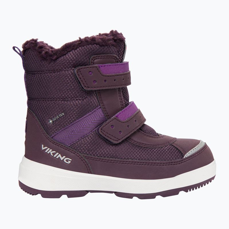 Scarpe da neve Viking Play Reflex Warm GTX 2V uva/viola per bambini 9