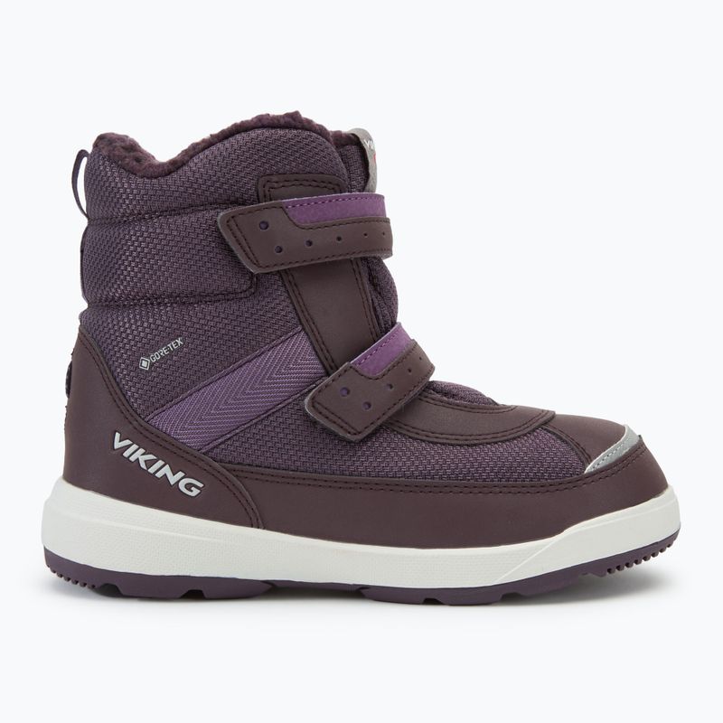 Scarpe da neve Viking Footwear Play Reflex Warm GTX 2V uva/viola per bambini 2