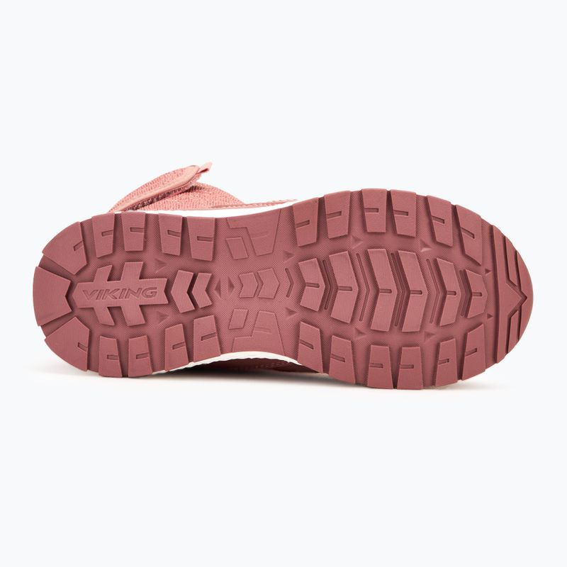 Viking Footwear Equip Caldo impermeabile 1V Pull On Scarpe da neve per bambini rosa 4