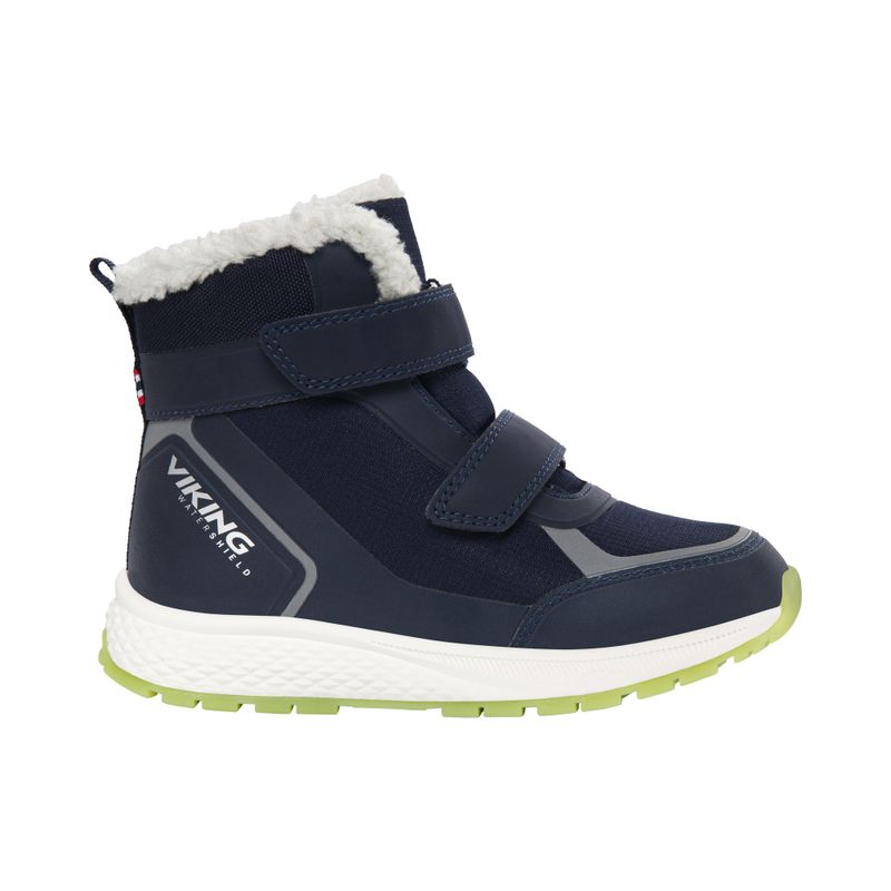 Viking Footwear Equip Glow Warm WP 2V navy stivali da neve per bambini 9