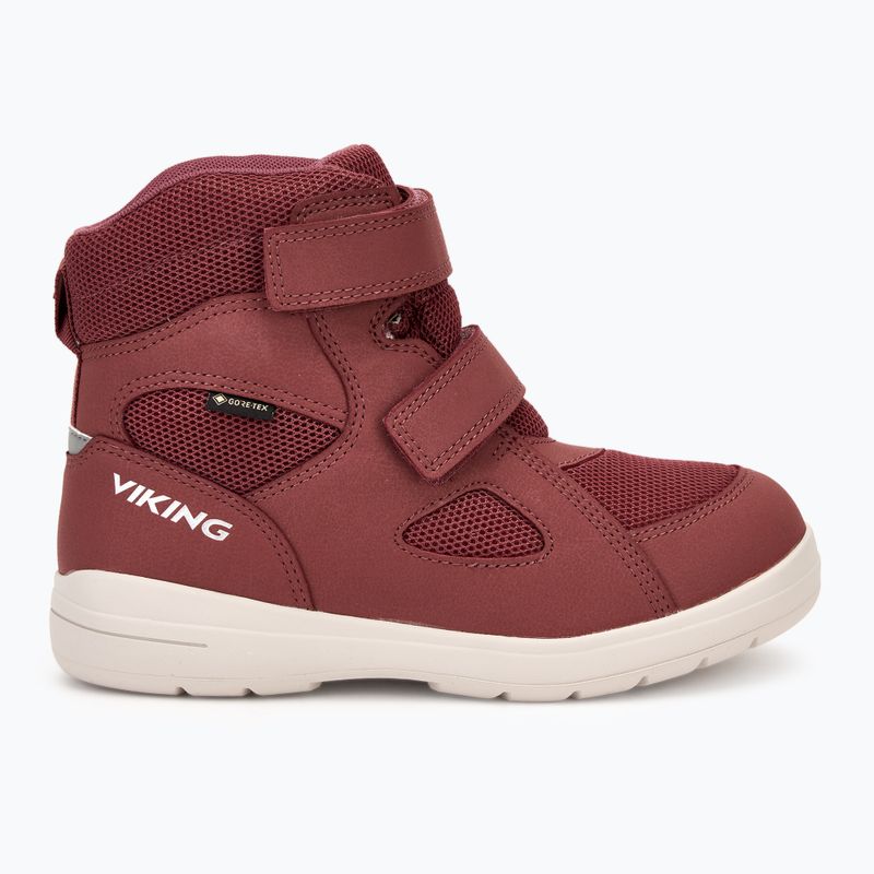 Scarpe da neve per bambini Viking Footwear Fun Warm GTX 2V rosa scuro 2