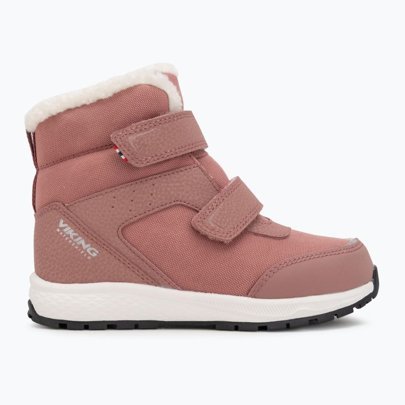 Viking Footwear Equip Caldo impermeabile 2V rosa stivali da neve per bambini 2
