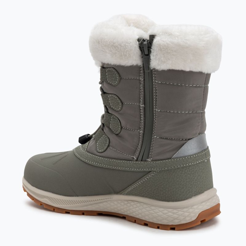 Viking Footwear Equip Caldo impermeabile Zip oliva stivali da neve per bambini 3