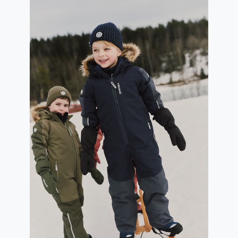 Scarponcini da bambino Viking Expower Warm GTX 2V oliva 8