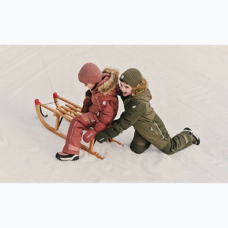 Scarponcini da bambino Viking Footwear Expower Warm GTX 2V oliva 9