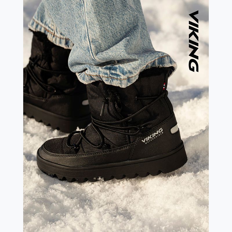 Viking Footwear Snowflake Warm Waterproof SL nero 8