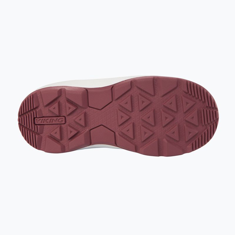 Stivali da neve Viking Footwear Toasty Warm GTX Zip rosa scuro 5