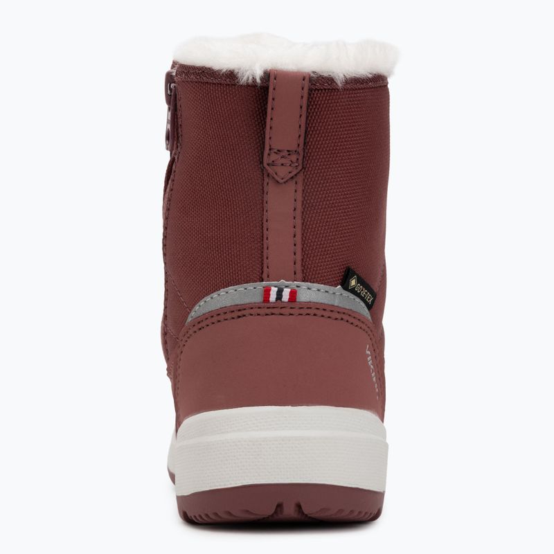 Stivali da neve Viking Footwear Toasty Warm GTX Zip rosa scuro 6