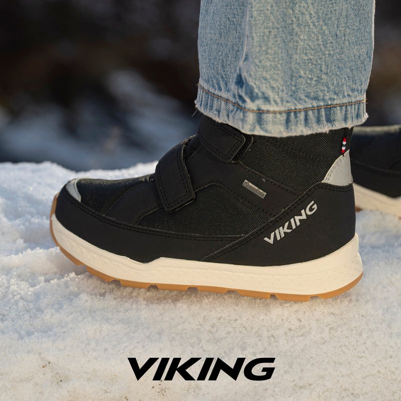 Stivali da neve Viking Footwear Espo Warm GTX 2V per bambini, nero 10