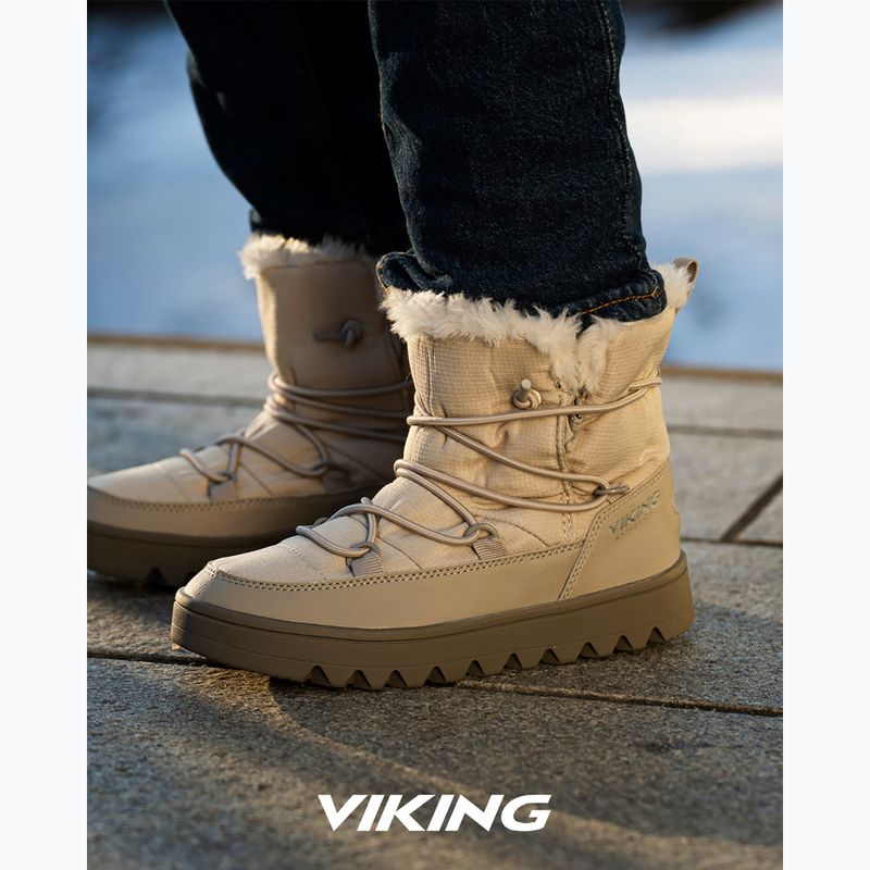 Viking Footwear Snowflake Caldo impermeabile SL crema stivali da neve 9
