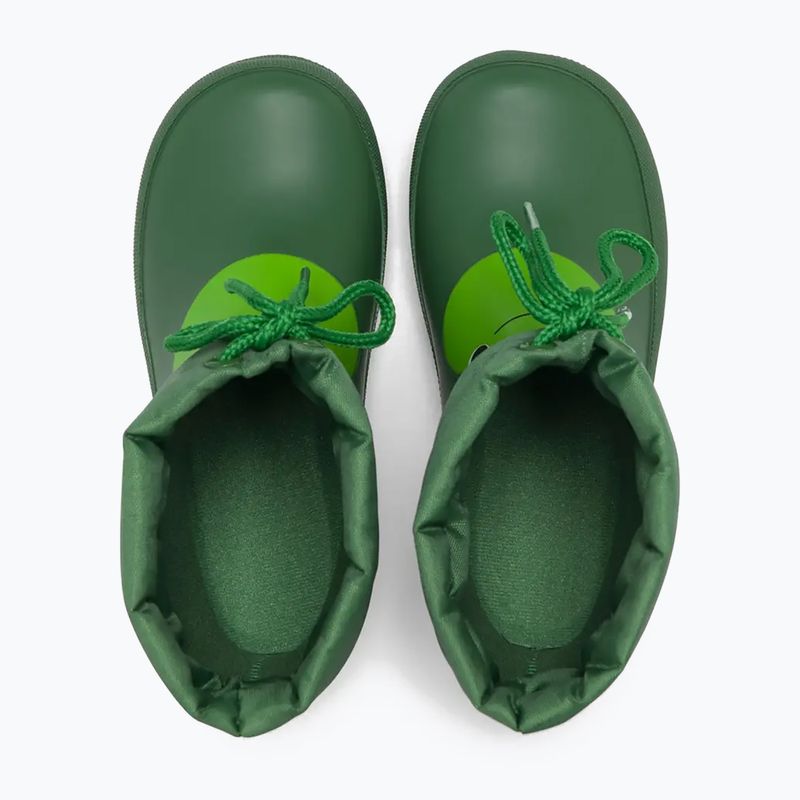 Stivali da pioggia per bambini Viking Footwear Alv Indie Print verde 12