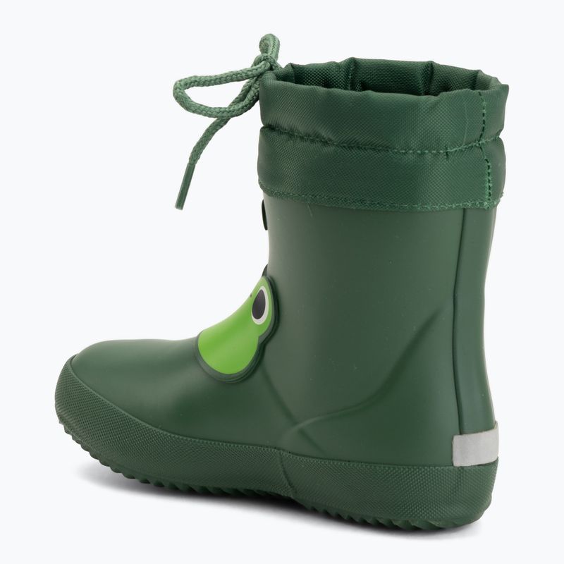 Stivali da pioggia per bambini Viking Footwear Alv Indie Print verde 3