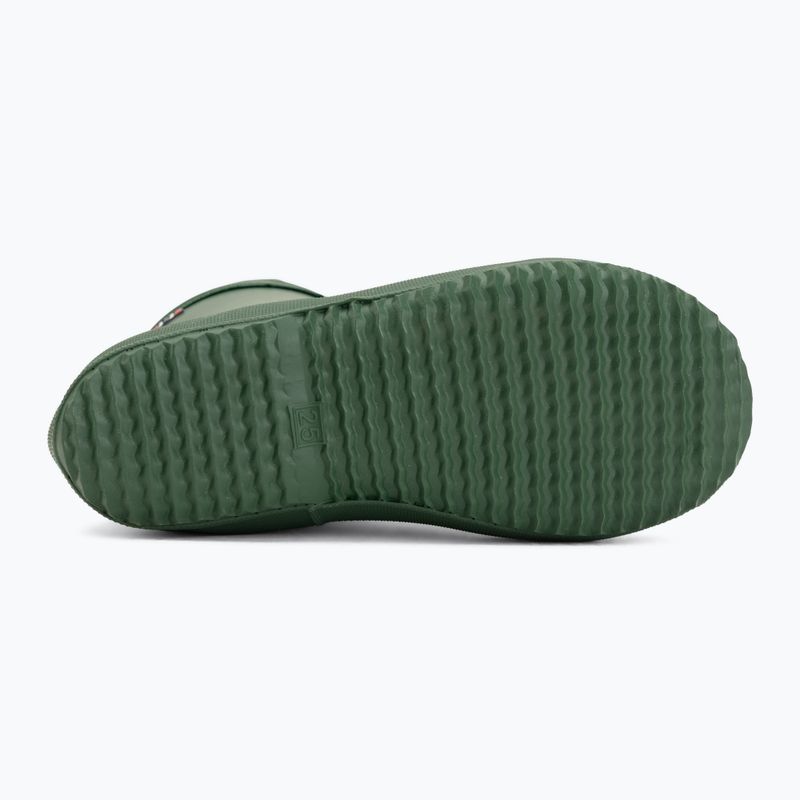 Stivali da pioggia per bambini Viking Footwear Alv Indie Print verde 4