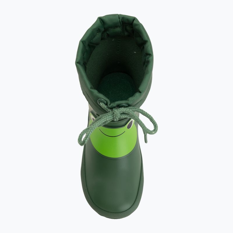 Stivali da pioggia per bambini Viking Footwear Alv Indie Print verde 5