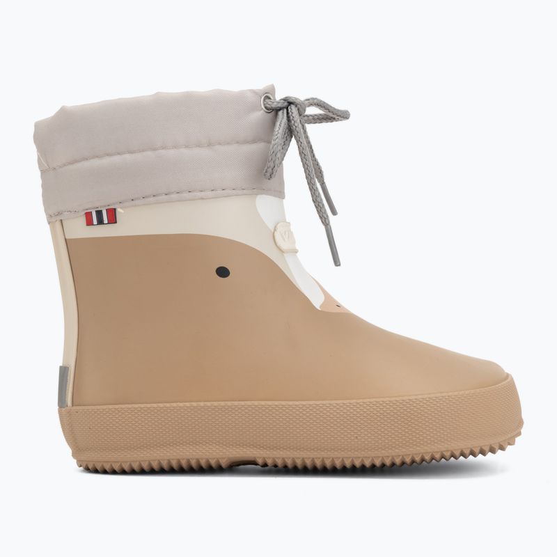 Stivali per bambini Viking Footwear Alv Barefoot Paw Print beige 2