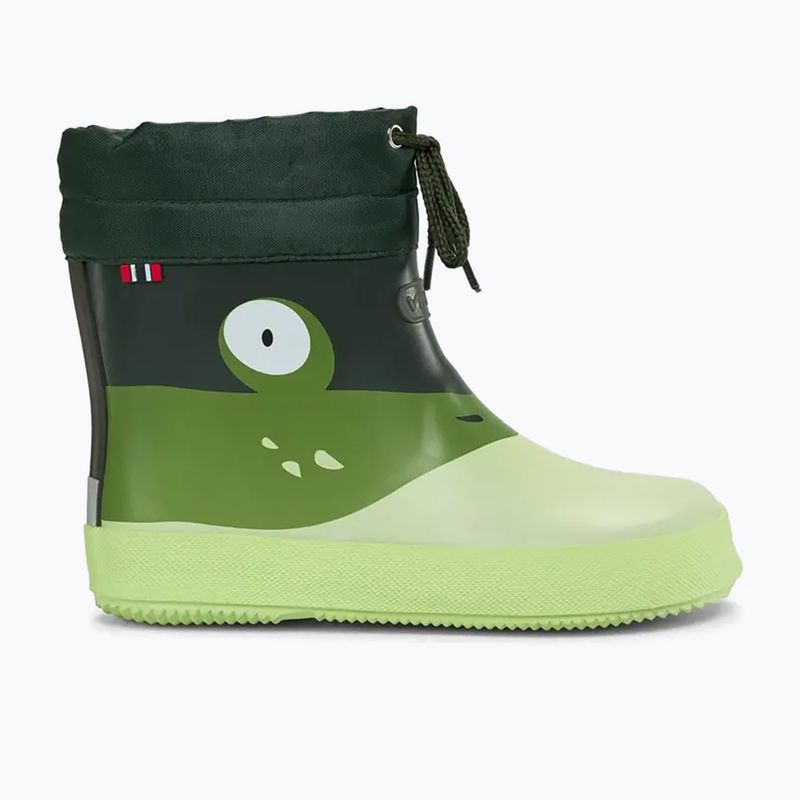 Stivali per bambini Viking Footwear Alv Barefoot Paw Print verde chiaro/verde 8