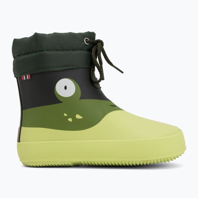 Stivali per bambini Viking Footwear Alv Barefoot Paw Print verde chiaro/verde 2
