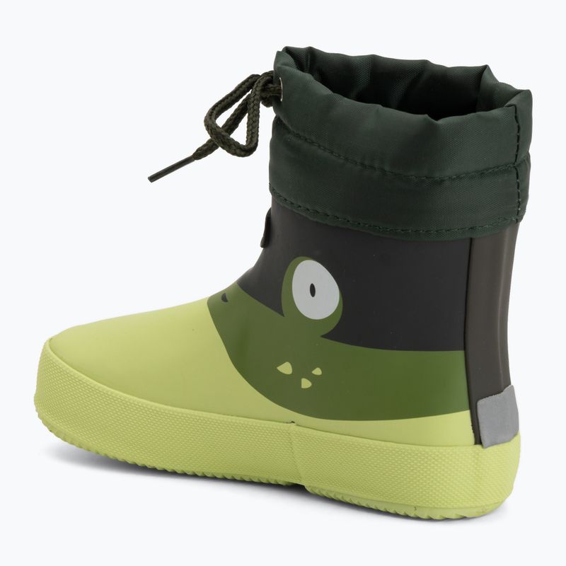 Stivali per bambini Viking Footwear Alv Barefoot Paw Print verde chiaro/verde 3