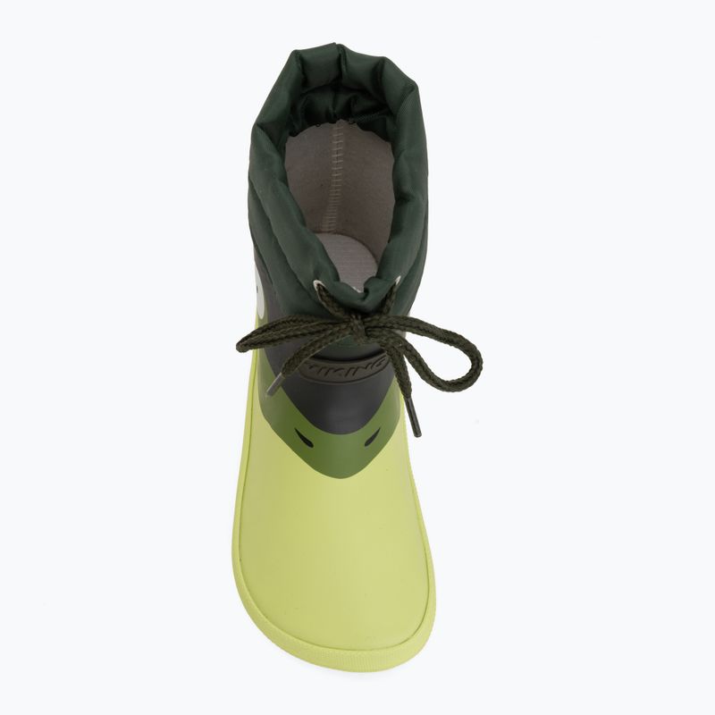 Stivali per bambini Viking Footwear Alv Barefoot Paw Print verde chiaro/verde 5