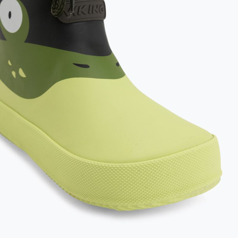 Stivali per bambini Viking Footwear Alv Barefoot Paw Print verde chiaro/verde 7