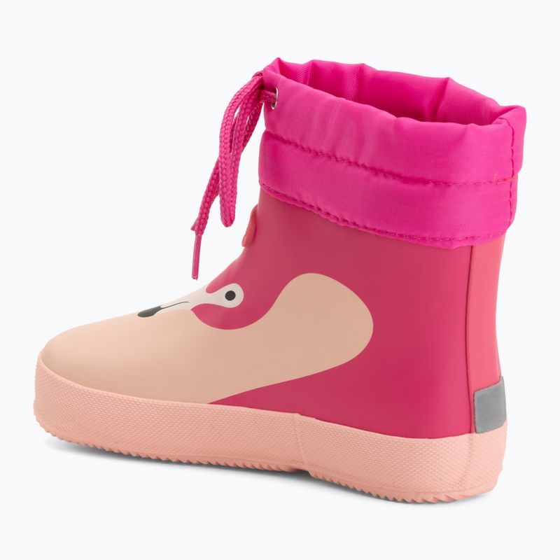 Stivali per bambini Viking Footwear Alv Barefoot Paw Print rosa chiaro/magenta 3