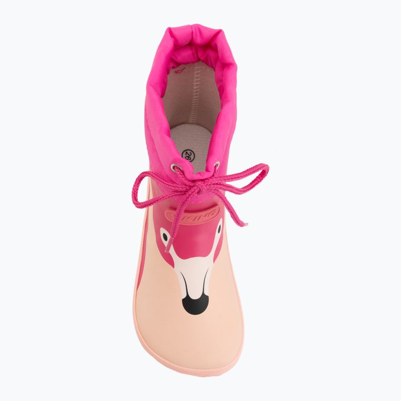 Stivali per bambini Viking Footwear Alv Barefoot Paw Print rosa chiaro/magenta 5