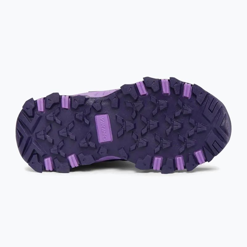 Scarpe per bambini Viking Track Mid 2V Waterproof plum/multi 4