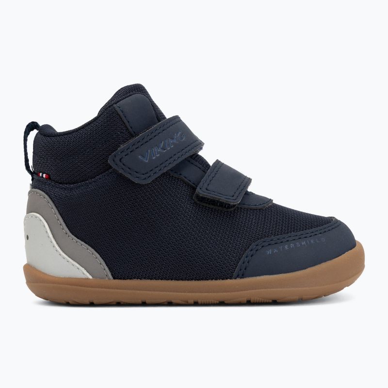 Scarpe barefoot bambino Viking Alv Barefoot Mid 2V Waterproof navy 2