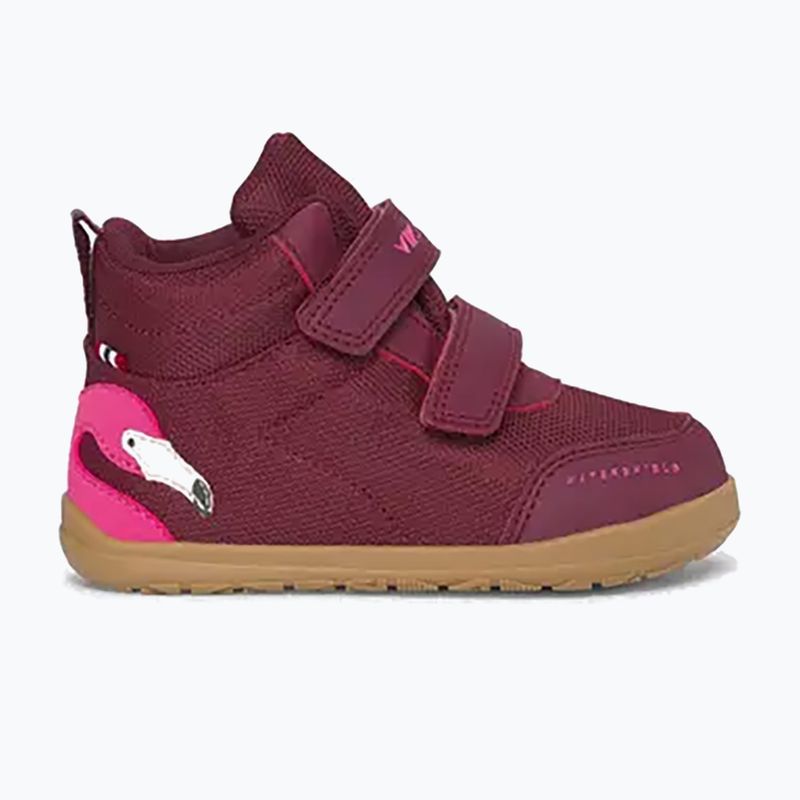 Scarpe barefoot per bambini Viking Footwear Alv Barefoot Mid 2V Waterproof bordeaux 8