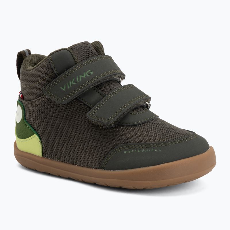 Scarpe barefoot bambino Viking Alv Barefoot Mid 2V Waterproof pine