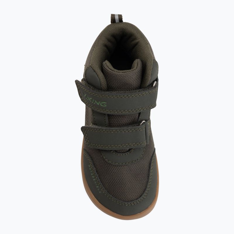 Scarpe barefoot bambino Viking Alv Barefoot Mid 2V Waterproof pine 5