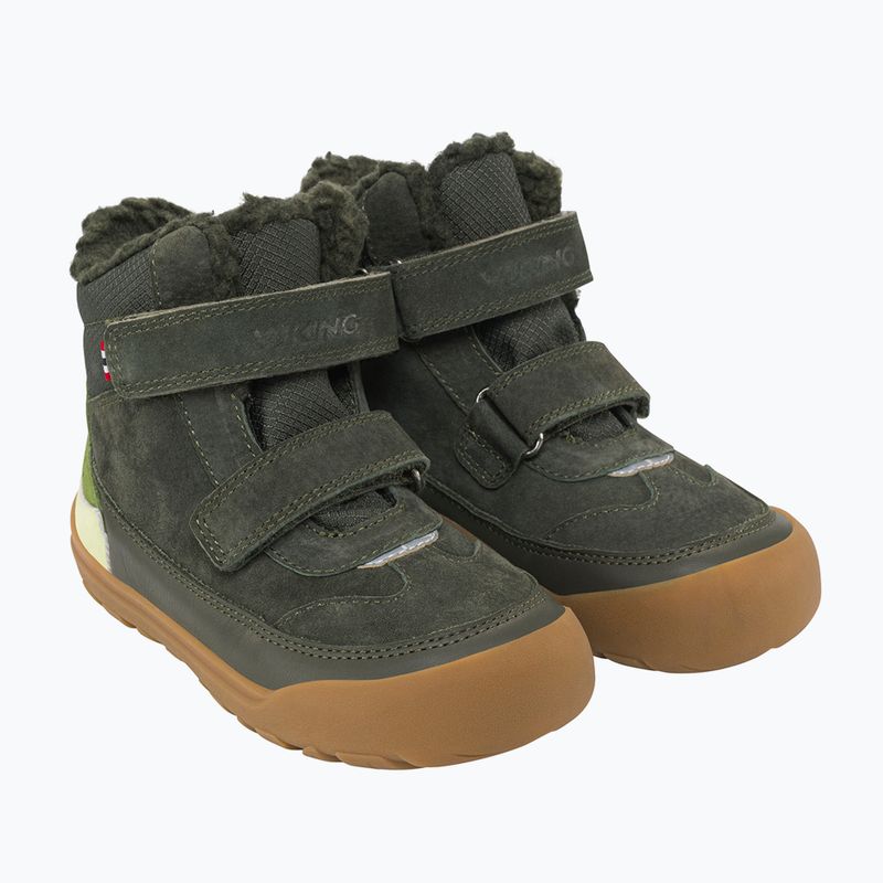 Doposci barefoot per bambini Viking Footwear Alv Barefoot Paw Warm Waterproof 2V pine 3