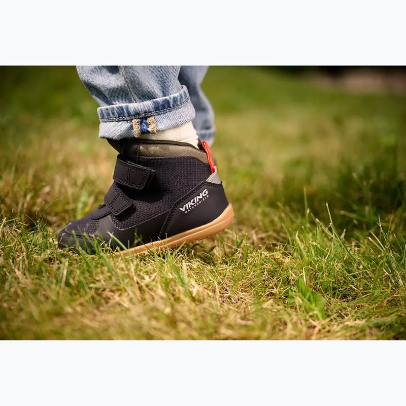 Scarpe barefoot per bambini Viking Footwear Aspen Barefoot Mid 2V Waterproof nere 13