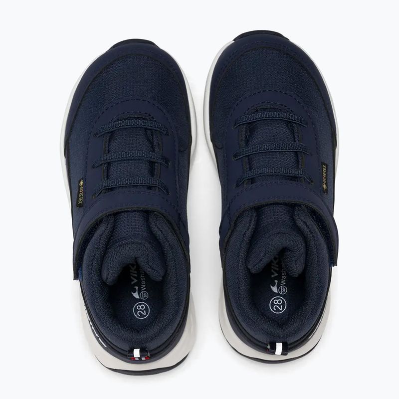 Scarpe per bambini Viking Footwear Fun Mid 1V Gore-Tex blu navy 12