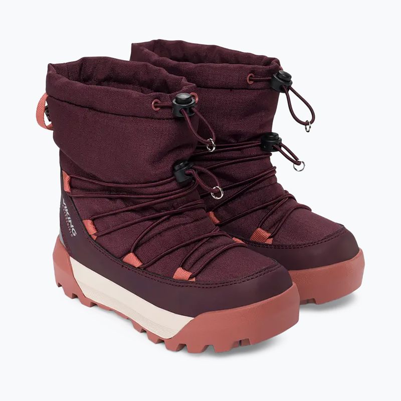 Doposci da bambino Viking Footwear Spaceship Warm SC Waterproof plum/pink 3