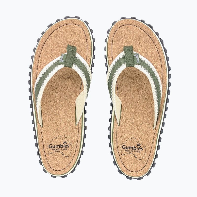 Gumbies Corker infradito color kaki 8