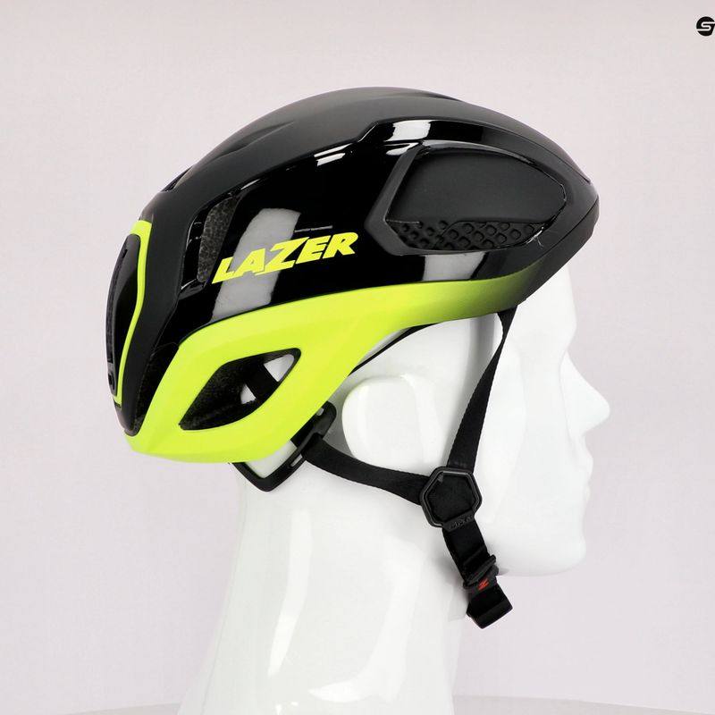 Casco da bicicletta Lazer Vento KC nero flash/giallo 9