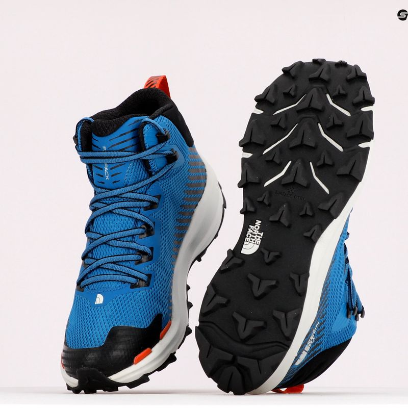 Scarpe da trekking da uomo The North Face Vectiv Fastpack Mid Futurelight banff blue/nero 9