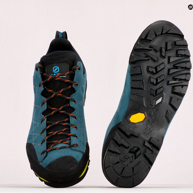 Scarpe da trekking da uomo SCARPA Zodiac lake blue 9