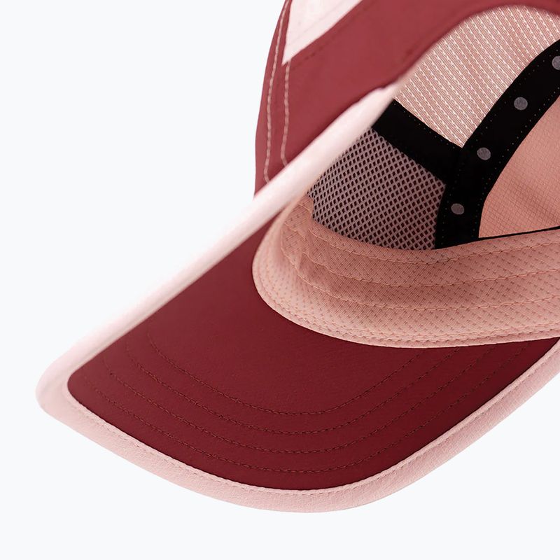 Cappello da baseball Ciele Athletics GOCap SC Classic CPlusBox in pelle merlot/pesca 3