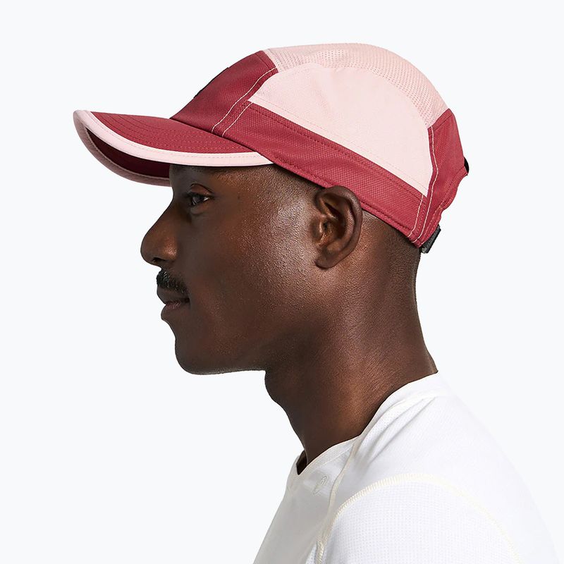 Cappello da baseball Ciele Athletics GOCap SC Classic CPlusBox in pelle merlot/pesca 6