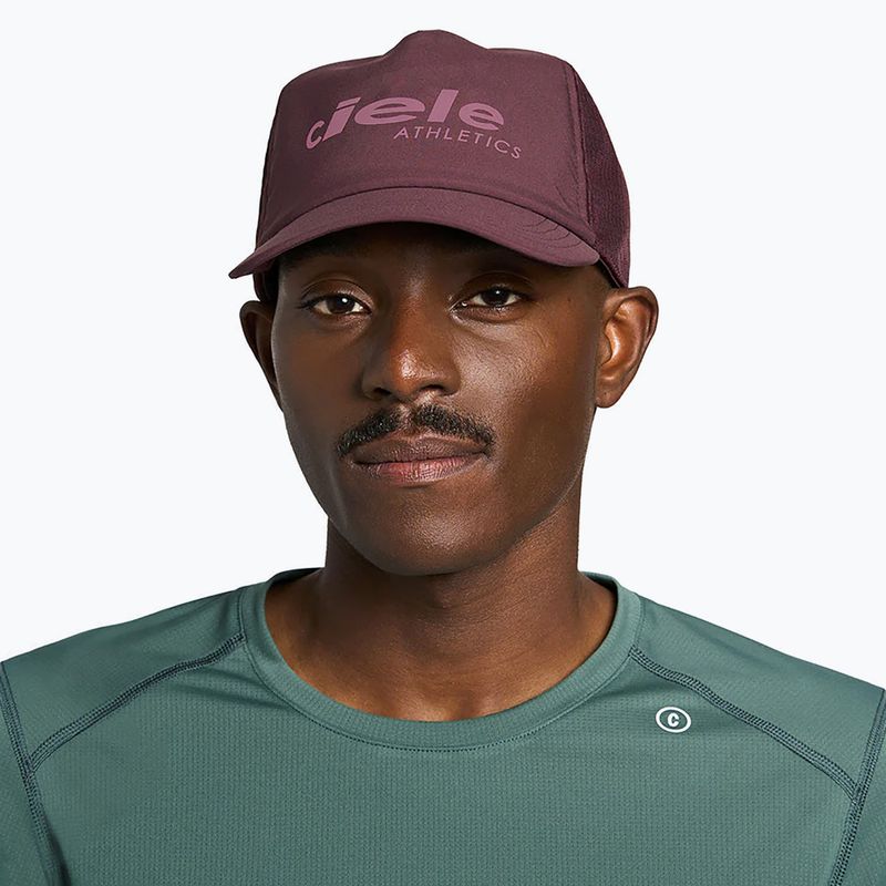 Cappello da baseball Ciele Athletics TRLCap SC Comp Onehundred rosso vino scuro 4